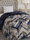 Printed Single Bed 992 GSM Comforter for Winter - (James)