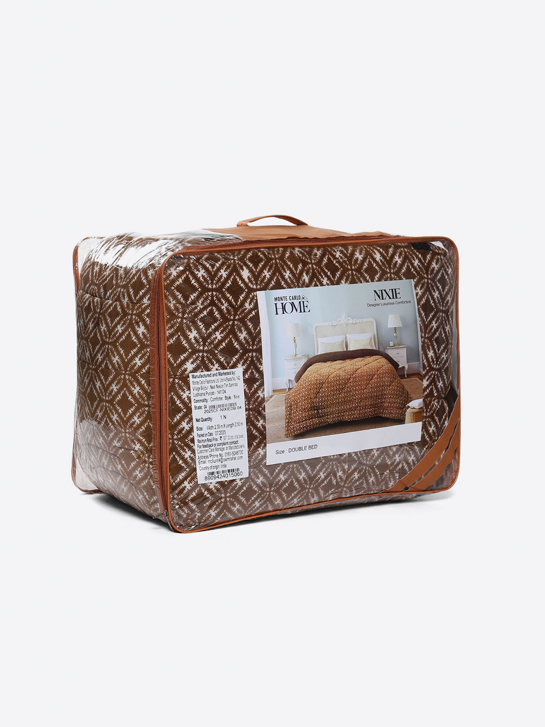Printed Double Bed 870 GSM Comforter for Winter - (Nixie)