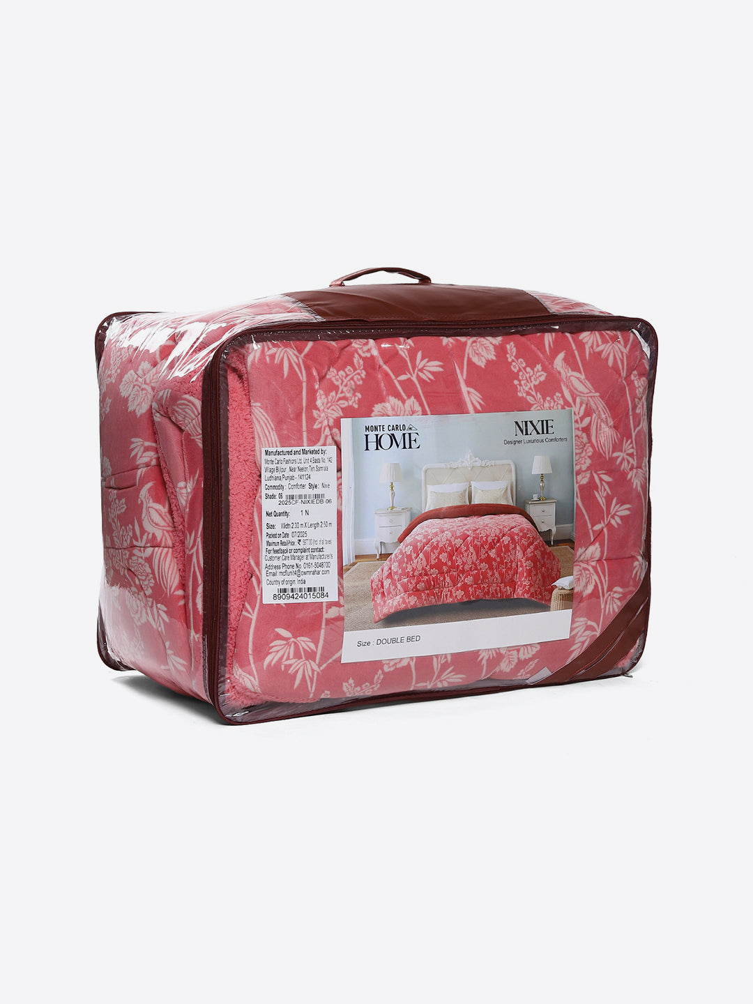 Printed Double Bed 870 GSM Comforter for Winter - (Nixie)