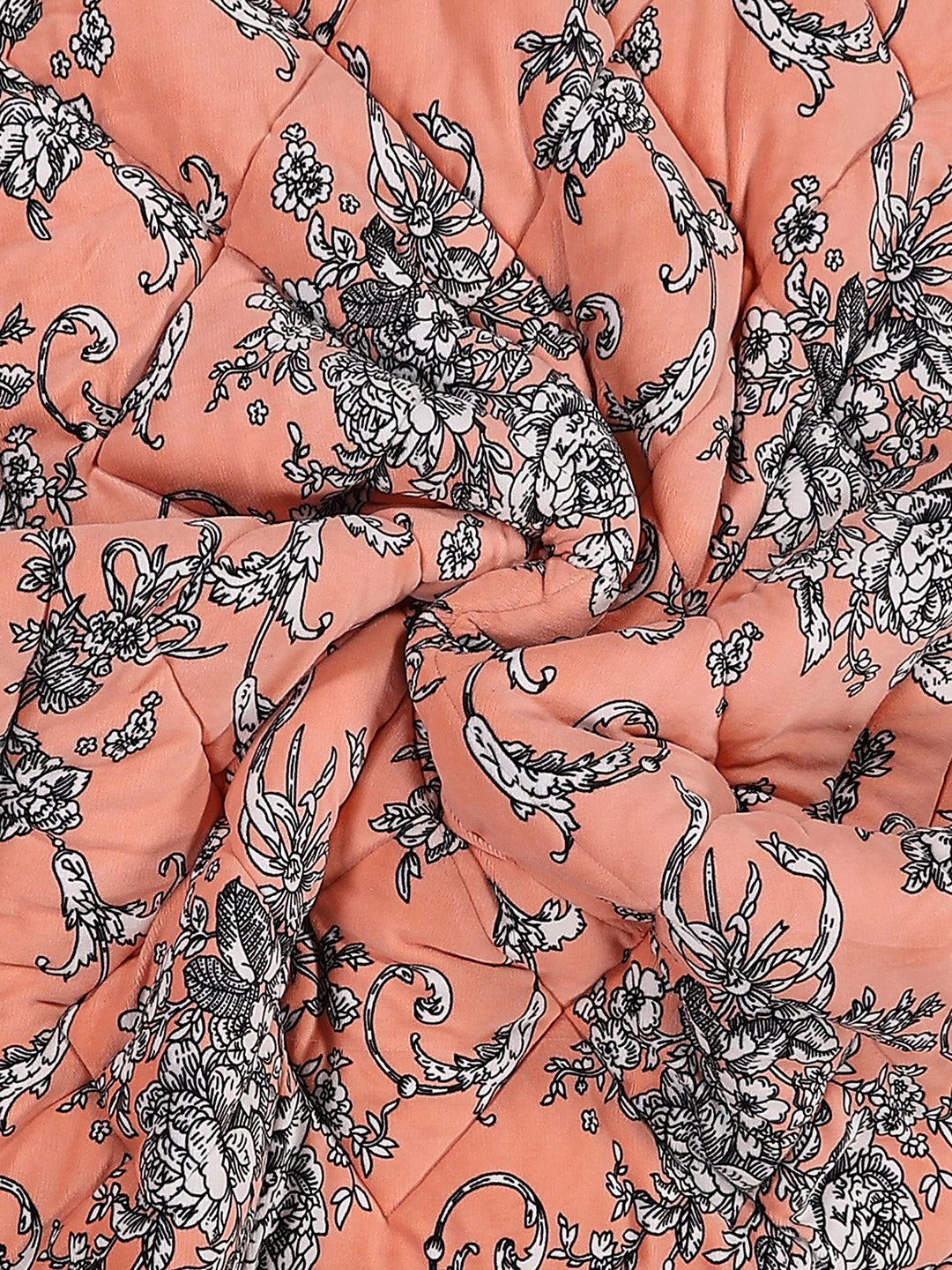 Printed Single Bed 1114 GSM Comforter for Winter - (Nixie)