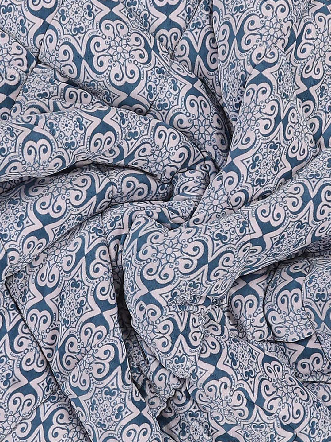 Printed Single Bed 1114 GSM Comforter for Winter - (Nixie)