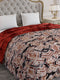Printed Double Bed 1009 GSM Comforter for Winter - (Wild Beauty)