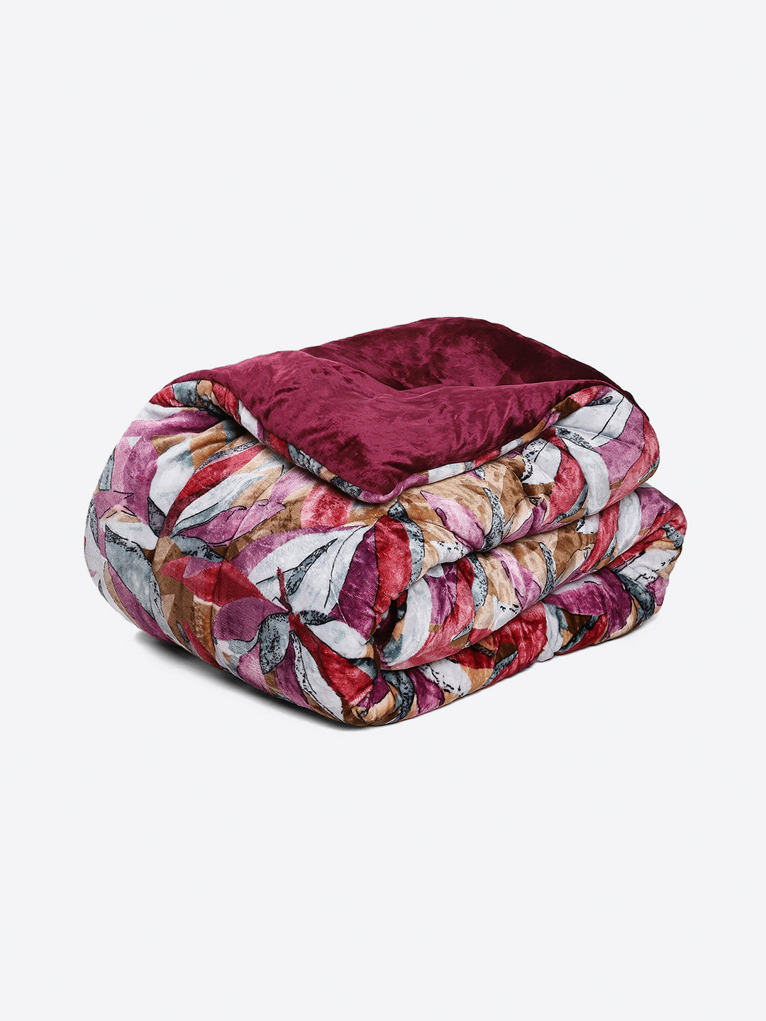 Printed Double Bed 233 GSM Comforter for Mild Winter (Beauty), Weight 855 gm