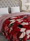 Printed Double Bed 1061 GSM Comforter for Winter - (Wisdom Gold)