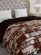 Printed Double Bed 1061 GSM Comforter for Winter - (Wisdom Gold)