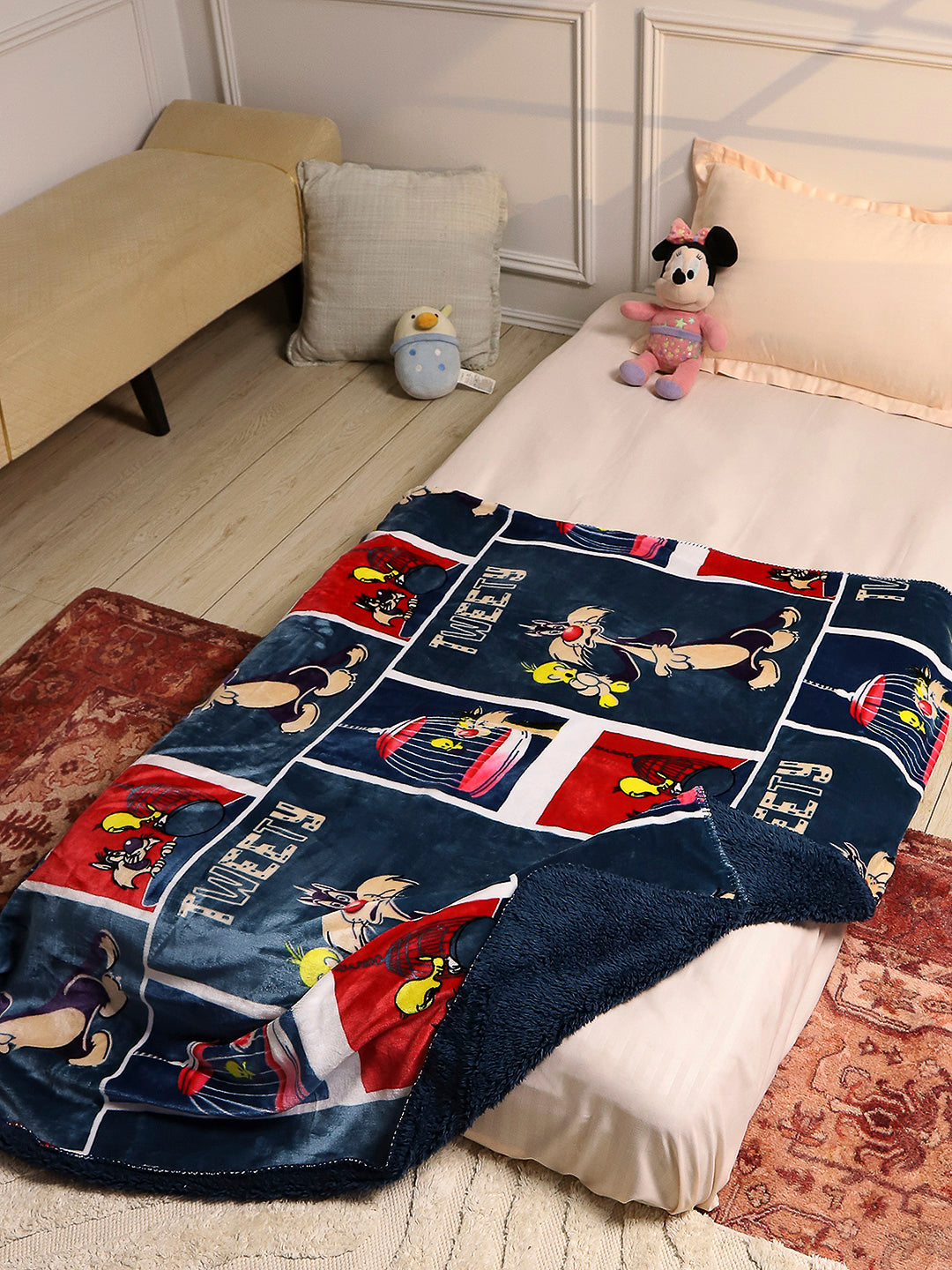 Printed Baby Blanket 2 Ply, 520 GSM, 0.8 kg (Charlie)