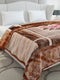 Printed Double Bed 2 Ply, 1136 GSM Embossed Blanket for Heavy Winter - (Commander)