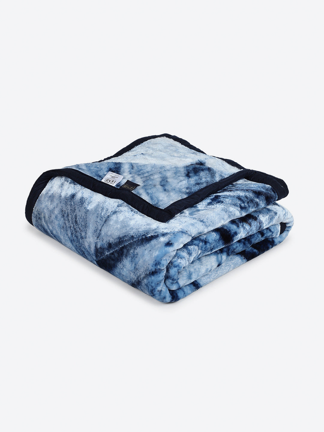 Printed Double Bed 1 Ply, 606 GSM Blanket for Mild Winter - (Denny PVC)