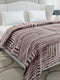 Printed Double Bed 1 Ply, 606 GSM Blanket for Mild Winter - (Denny PVC)
