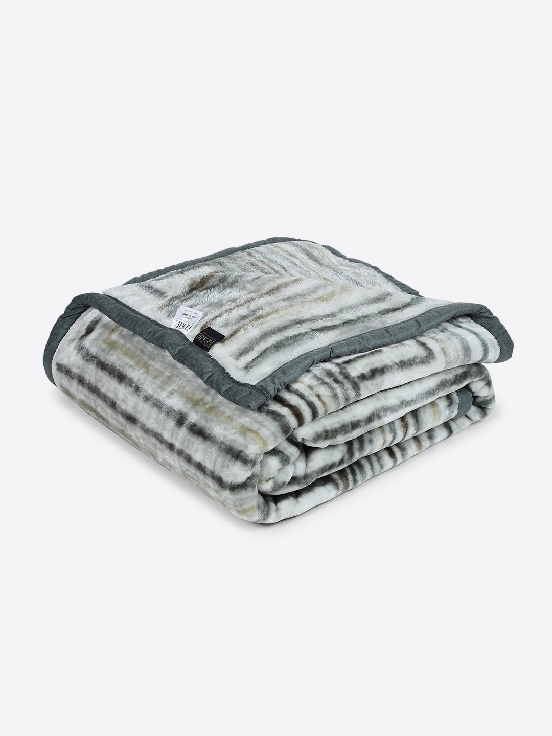 Printed Double Bed 1 Ply, 606 GSM Blanket for Mild Winter - (Denny PVC)