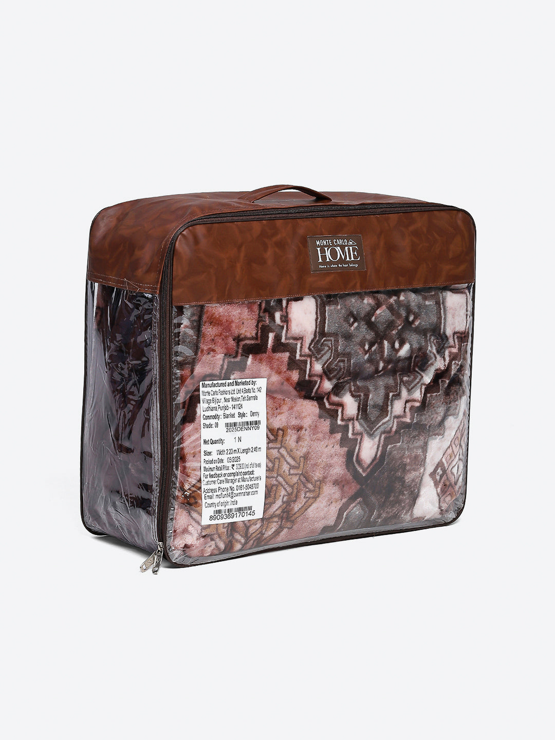 Printed Double Bed Blanket 1 Ply, 600 GSM, 3.2 kg (Denny)