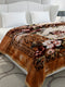 Printed Double Bed 2 Ply, 1042 GSM Cloudy Blanket for Heavy Winter - (Emilia)