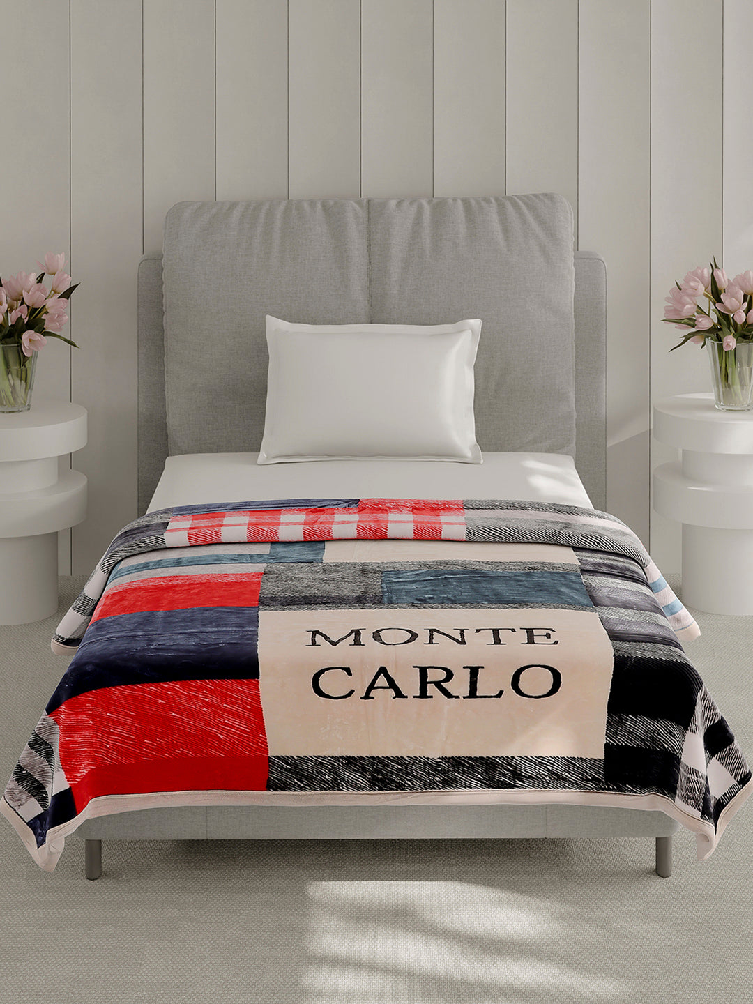 Printed Single Bed 2 Ply, 597 GSM Blanket for Heavy Winter - (Everest Plus)