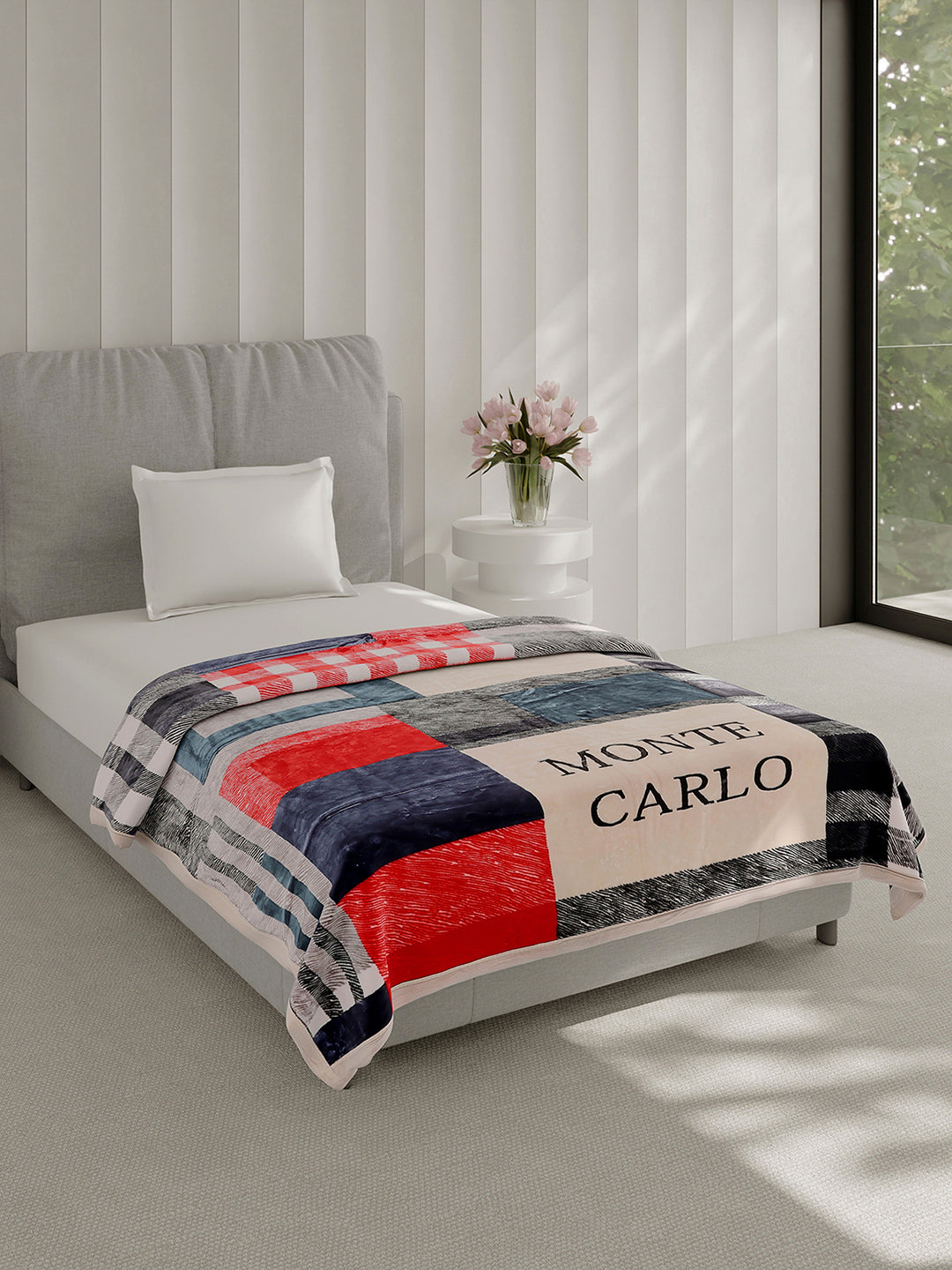 Printed Single Bed 2 Ply, 597 GSM Blanket for Heavy Winter - (Everest Plus)