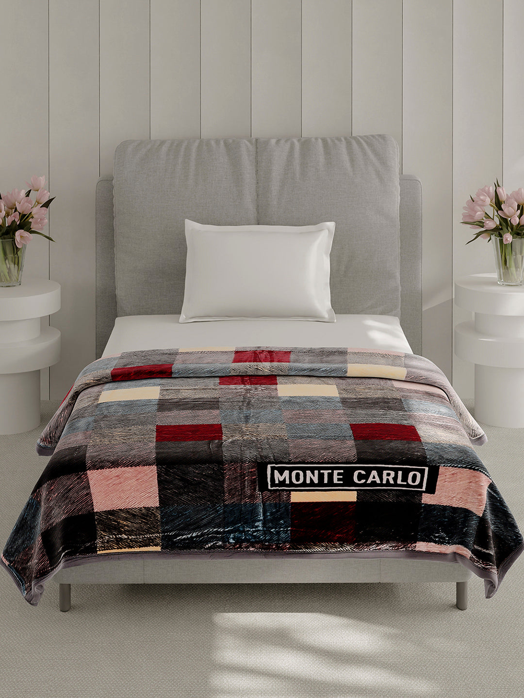 Printed Single Bed 2 Ply, 597 GSM Blanket for Heavy Winter - (Everest Plus)
