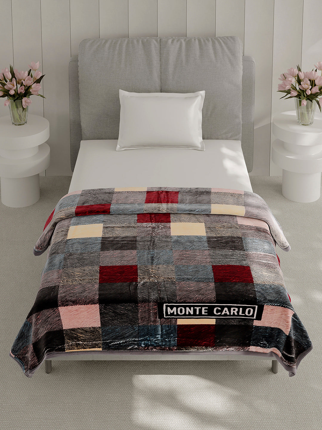 Printed Single Bed 2 Ply, 597 GSM Blanket for Heavy Winter - (Everest Plus)