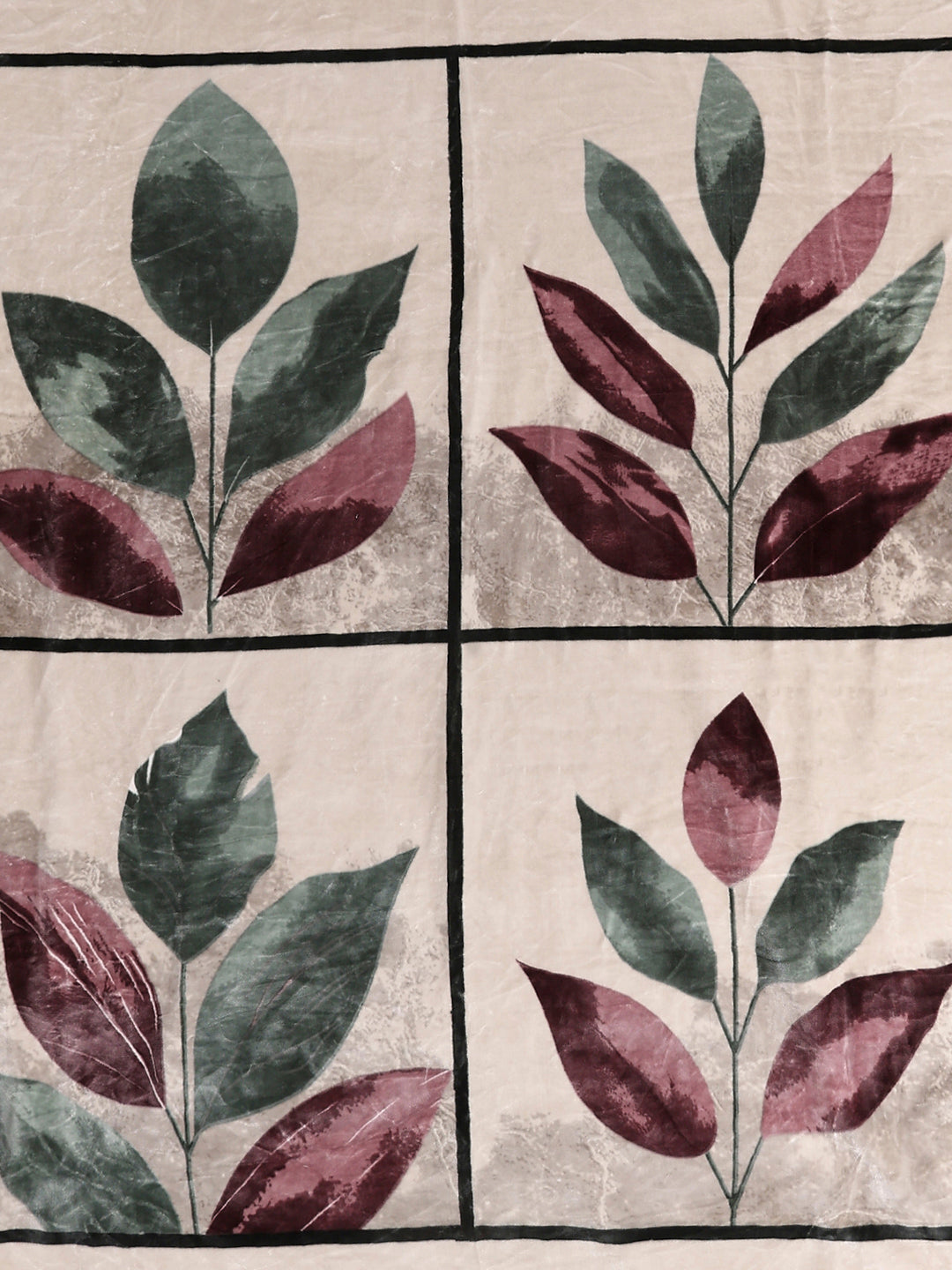 Printed Double Bed 3, 890 GSM Ply Blanket for Heavy Winter - (Gulnar)