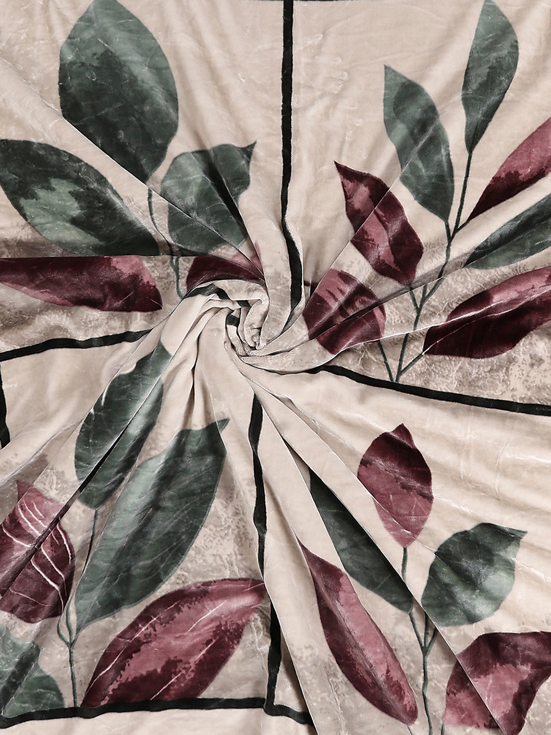 Printed Double Bed 3, 890 GSM Ply Blanket for Heavy Winter - (Gulnar)
