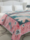 Printed Double Bed 3, 890 GSM Ply Blanket for Heavy Winter - (Gulnar)
