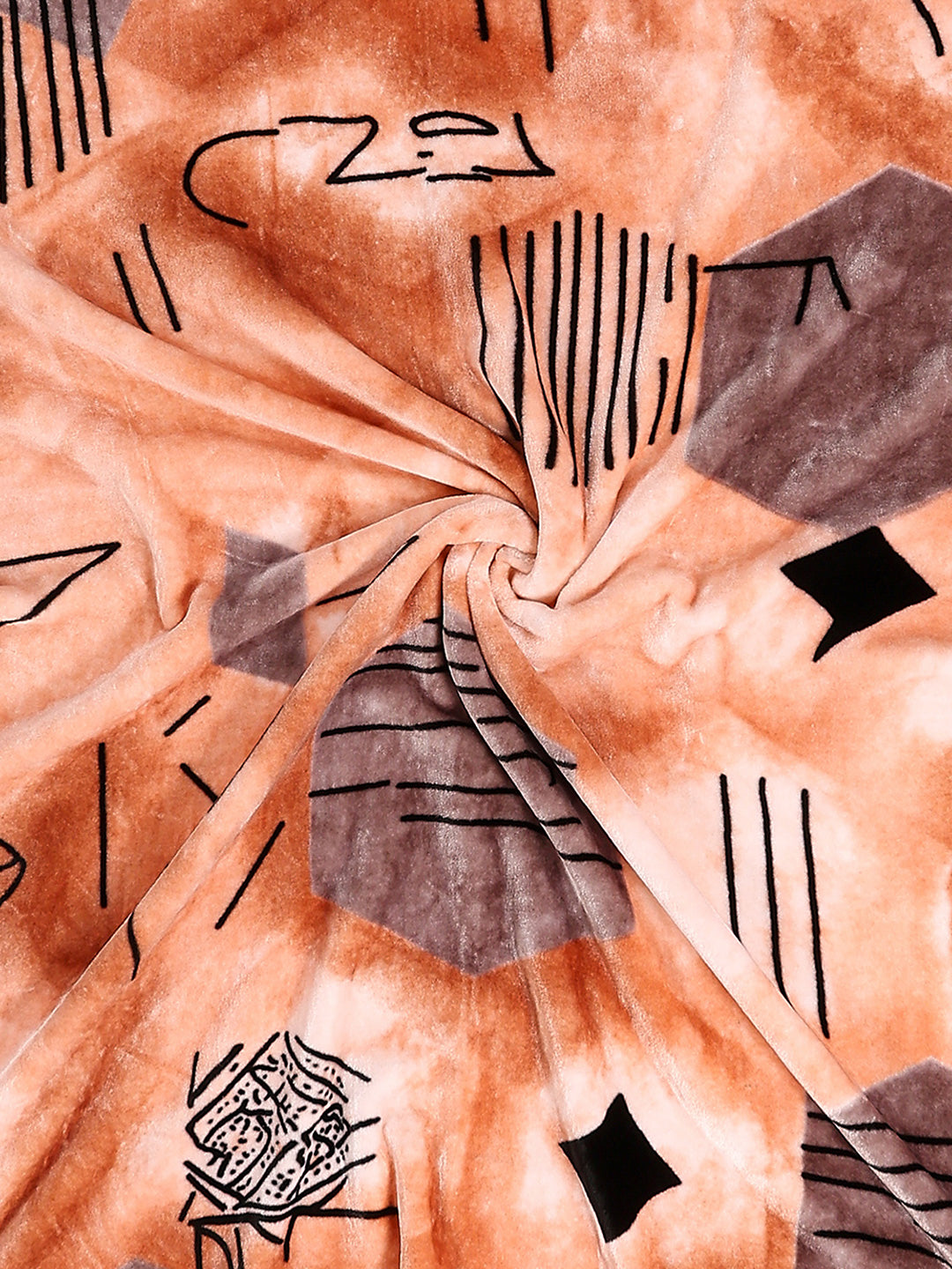 Printed Single Bed 1 Ply, 625 GSM Mink Blanket for Mild Winter - (Impact Pvc)