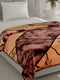 Printed Single Bed 1 Ply, 625 GSM Mink Blanket for Mild Winter - (Impact Pvc)