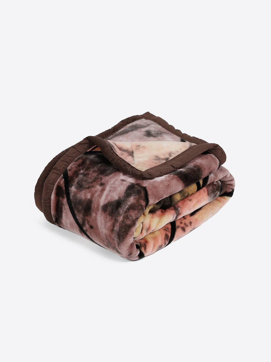 Printed Single Bed 1 Ply, 625 GSM Mink Blanket for Mild Winter - (Impact Pvc)