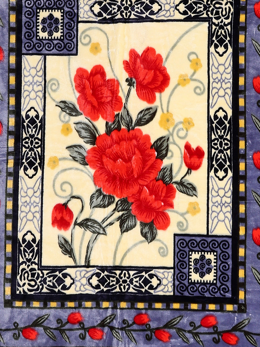 Printed Single Bed 1 Ply, 625 GSM Super Soft Mink Blanket for Mild Winter - (Impact Plus)