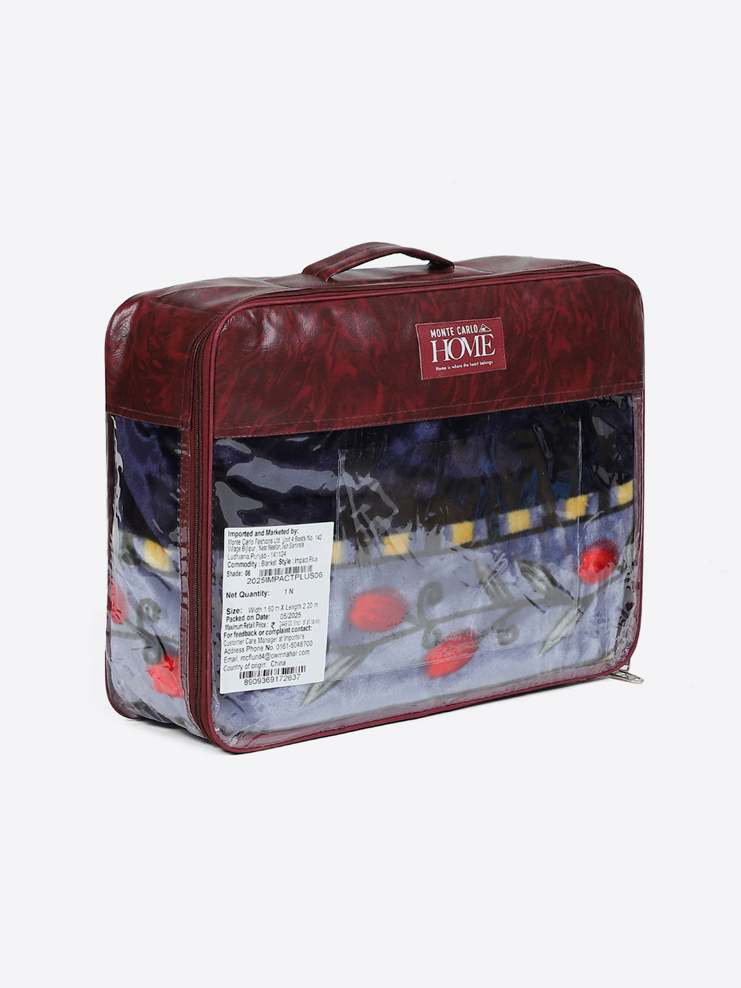 Printed Single Bed 1 Ply, 625 GSM Super Soft Mink Blanket for Mild Winter - (Impact Plus)