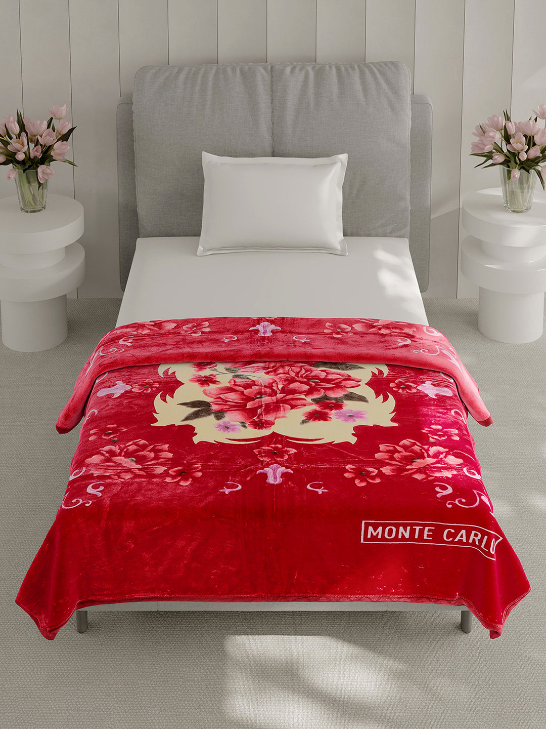 Printed Single Bed 1 Ply, 625 GSM Super Soft Mink Blanket for Mild Winter - (Impact Plus)