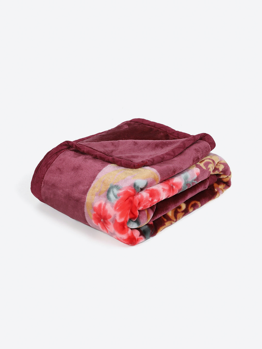Printed Single Bed 1 Ply, 625 GSM Super Soft Mink Blanket for Mild Winter - (Impact Plus)