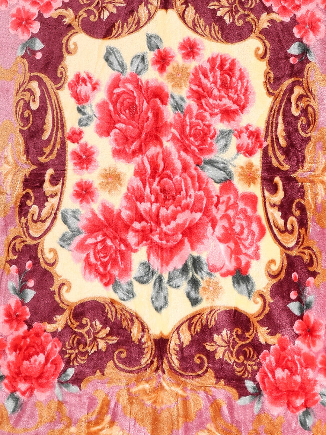 Printed Single Bed 1 Ply, 625 GSM Super Soft Mink Blanket for Mild Winter - (Impact Plus)