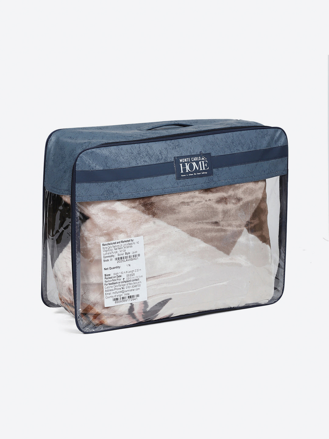 Printed Single Bed 2 Ply, 895 GSM Blanket for Heavy Winter - (Lavish Pvc)