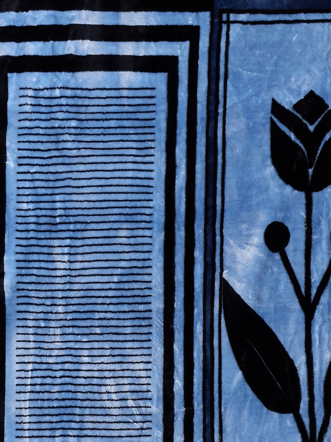 Printed Single Bed 2 Ply, 895 GSM Blanket for Heavy Winter - (Lavish Pvc)