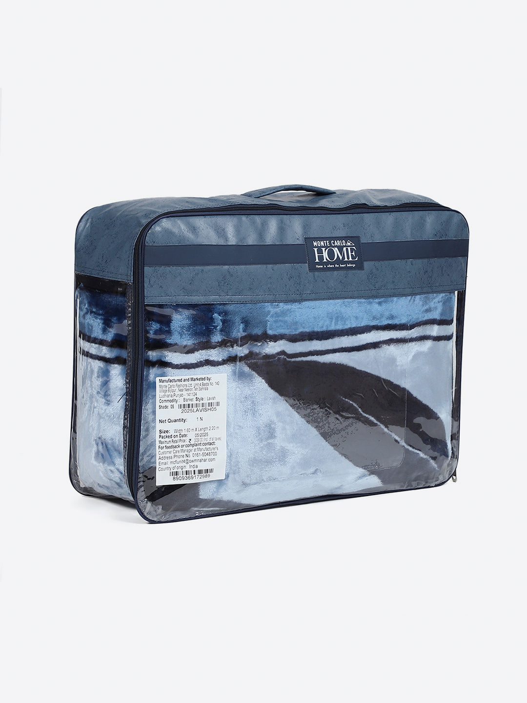 Printed Single Bed 2 Ply, 895 GSM Blanket for Heavy Winter - (Lavish Pvc)