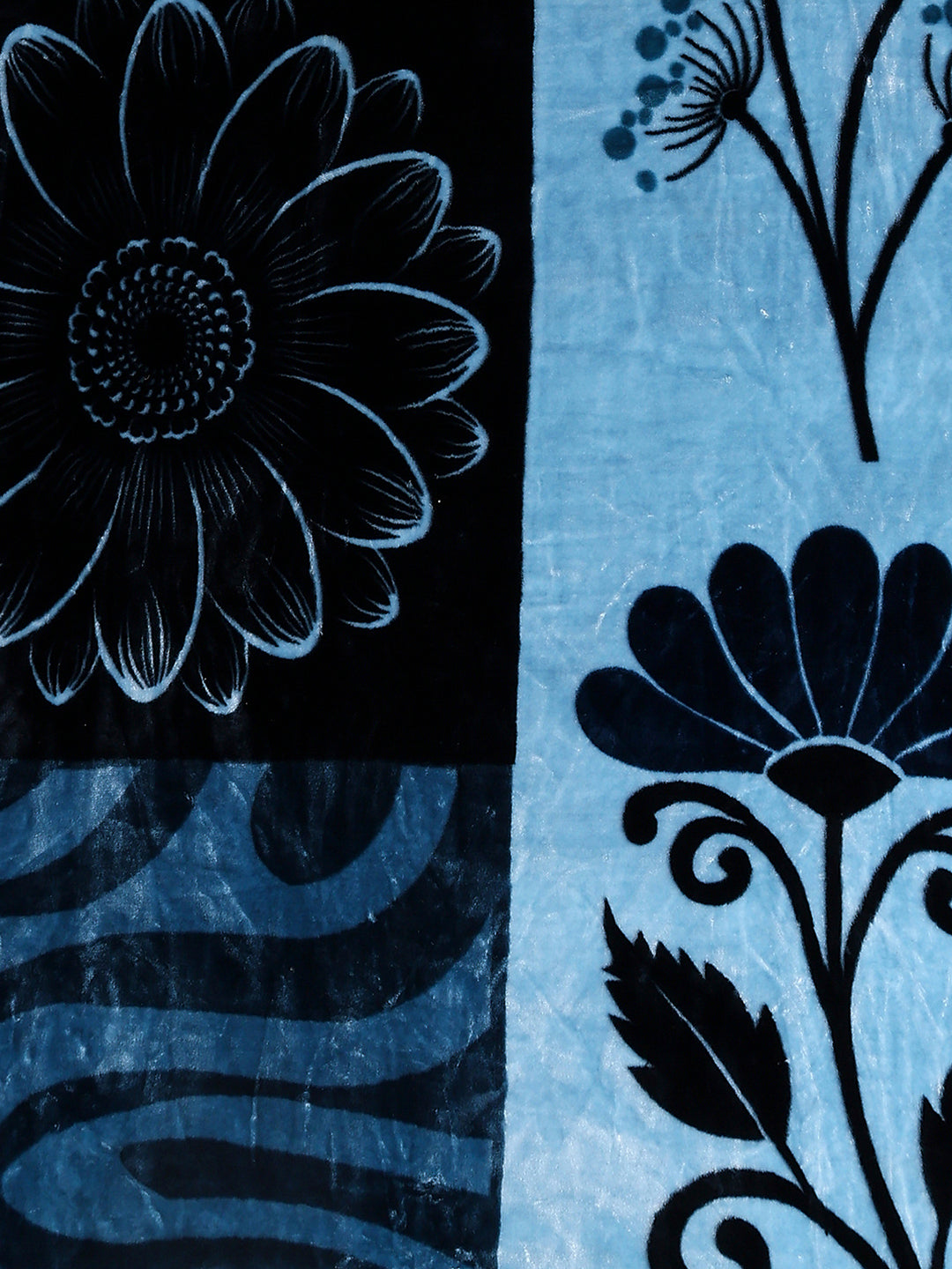 Printed Single Bed 2 Ply, 895 GSM Blanket for Heavy Winter - (Lavish Pvc)