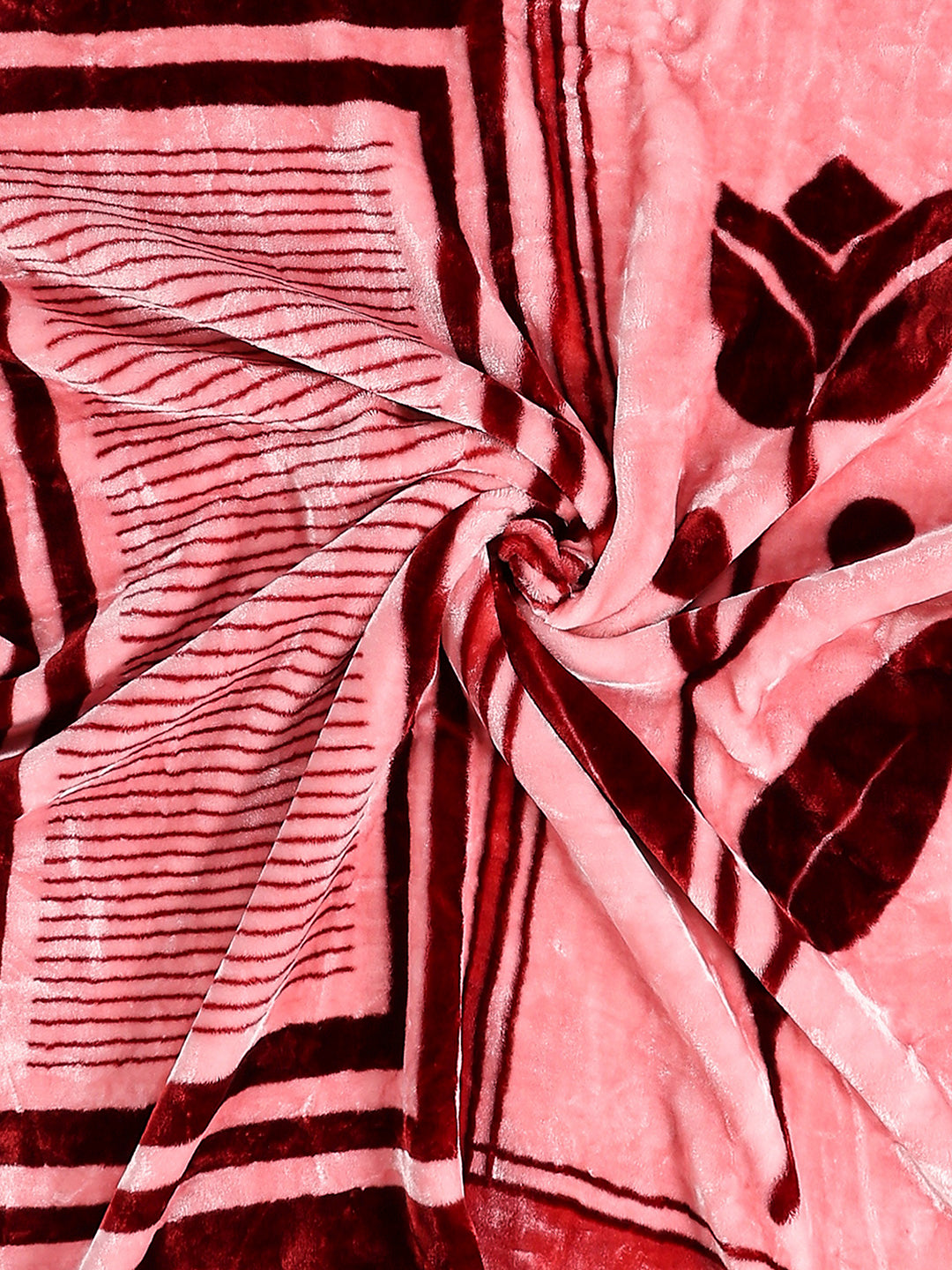 Printed Single Bed 2 Ply, 895 GSM Blanket for Heavy Winter - (Lavish Pvc)