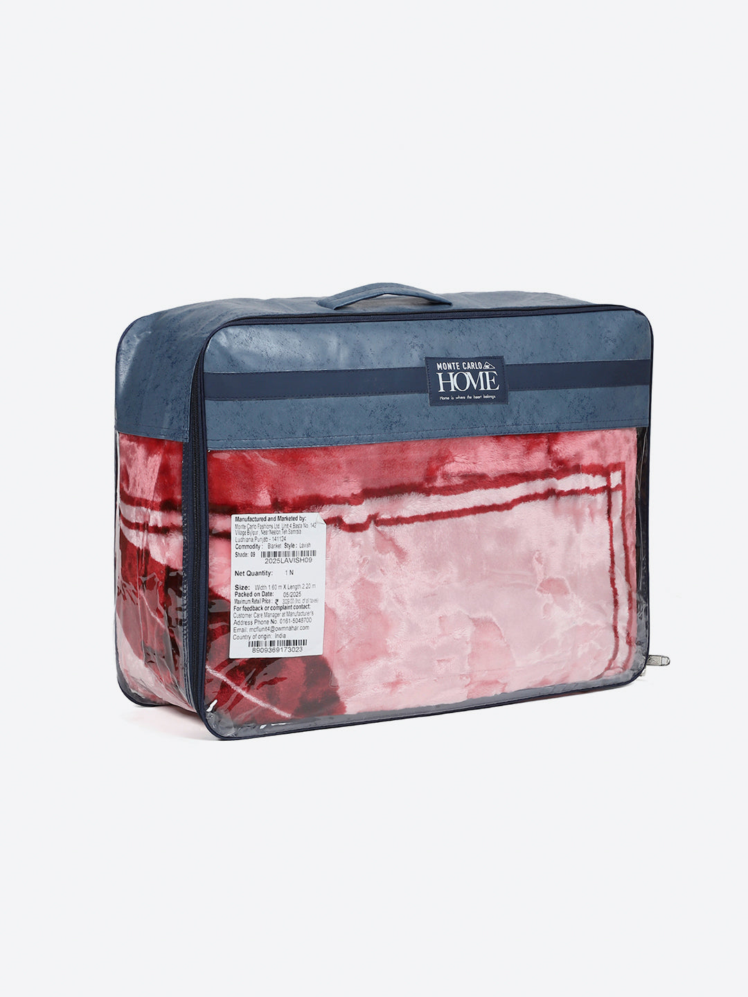 Printed Single Bed 2 Ply, 895 GSM Blanket for Heavy Winter - (Lavish Pvc)