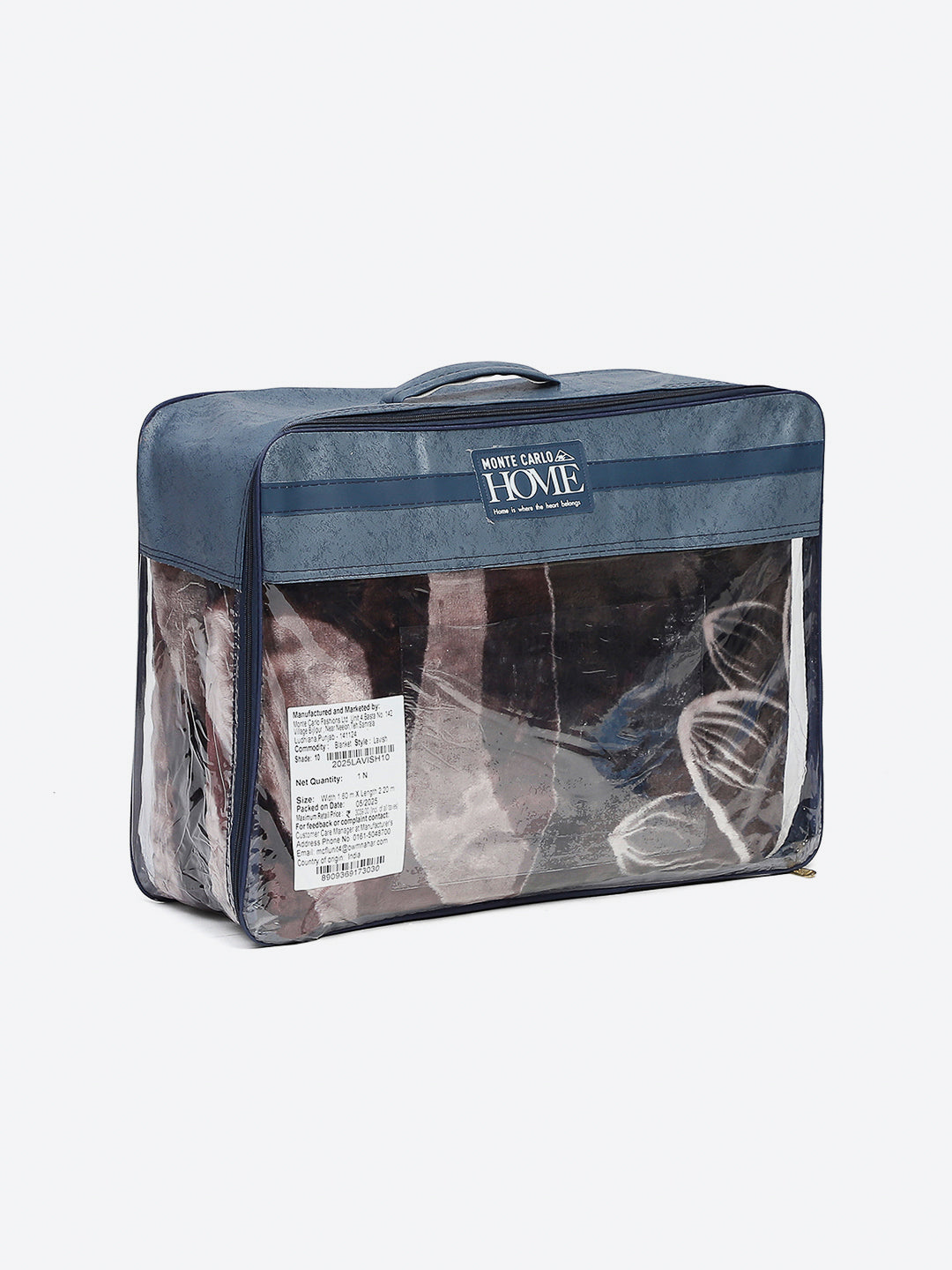 Printed Single Bed Reversible Blanket 2 Ply, 895 GSM, 3.15 kg (Lavish)