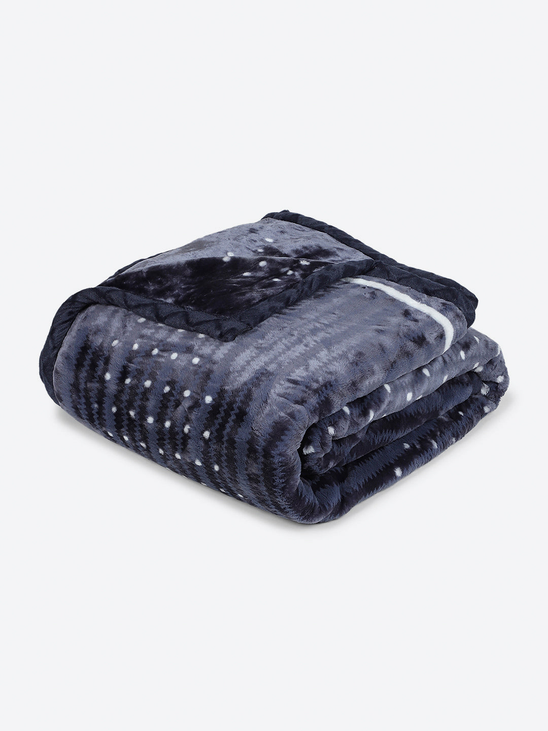 Printed Double Bed 2 Ply, 852 GSM Blanket for Heavy Winter - (Marshal)