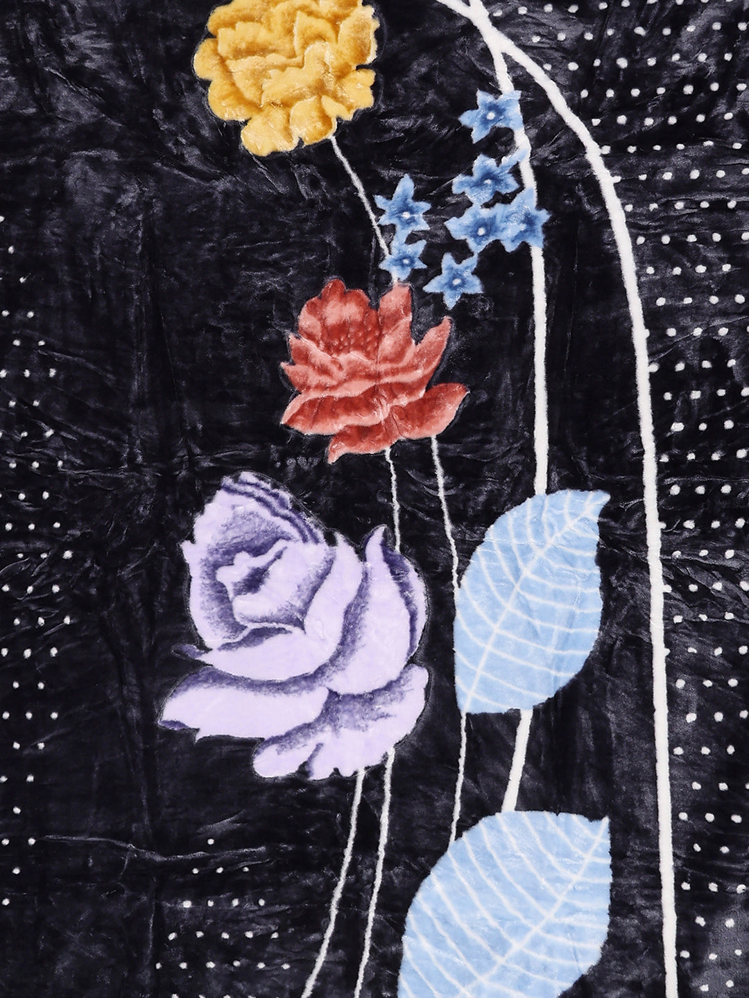 Printed Double Bed 2 Ply, 852 GSM Blanket for Heavy Winter - (Marshal)