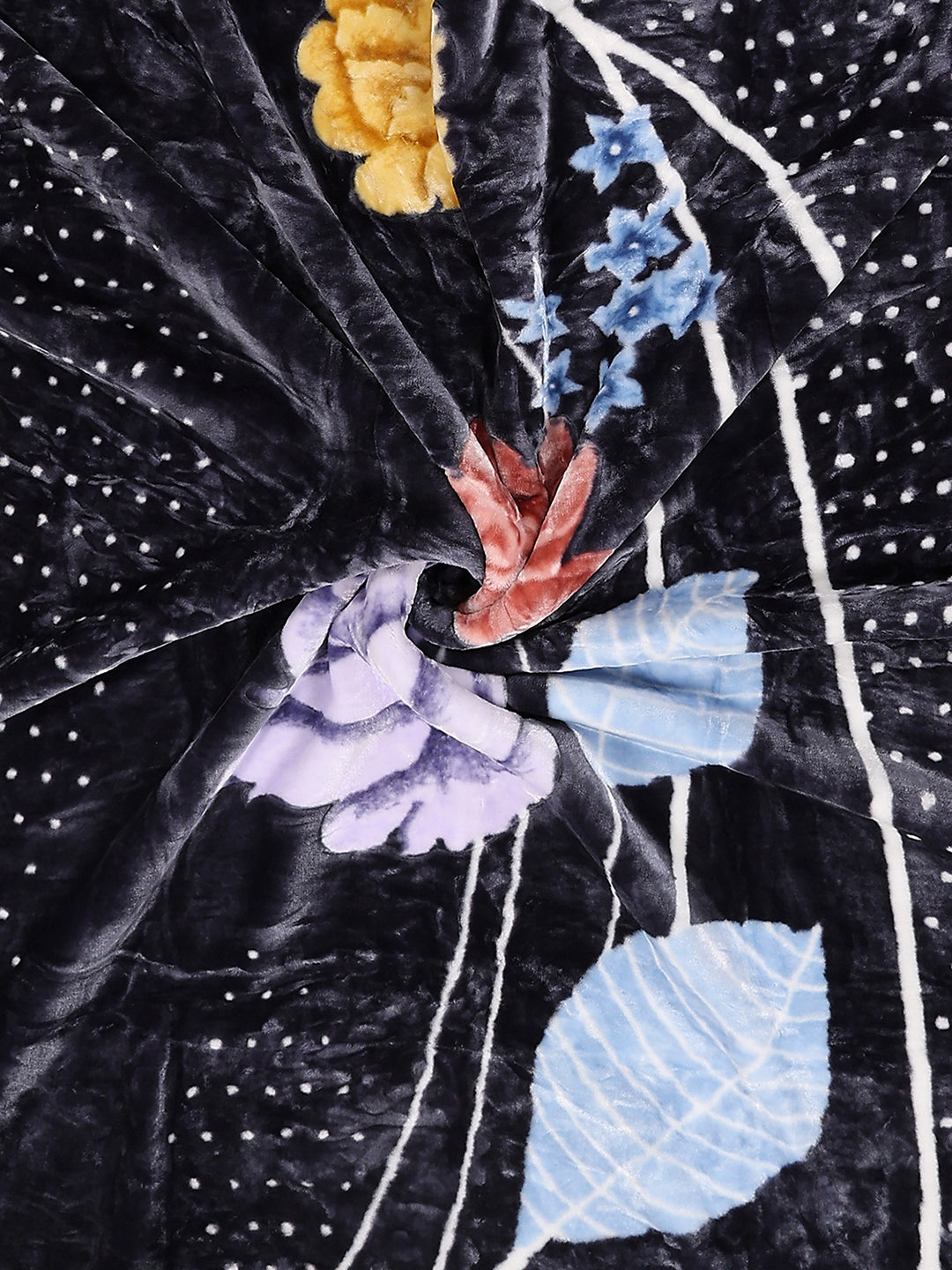 Printed Double Bed 2 Ply, 852 GSM Blanket for Heavy Winter - (Marshal)