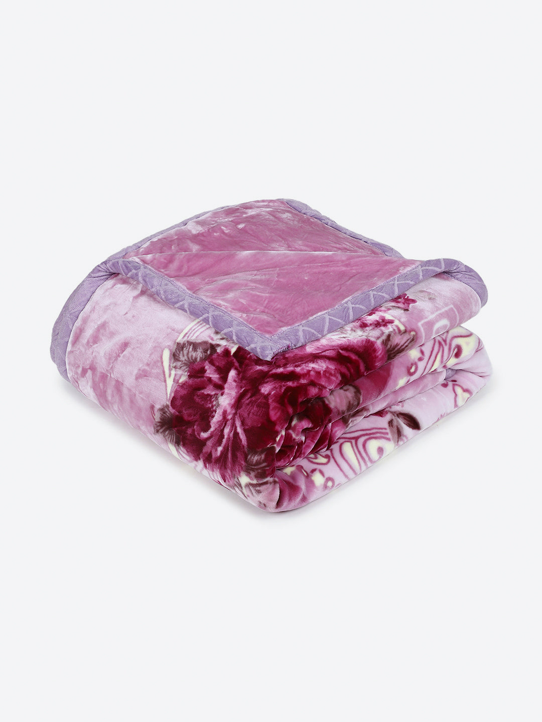 Printed Double Bed 2 Ply, 1136 GSM Blanket for Heavy Winter - (Monarch)