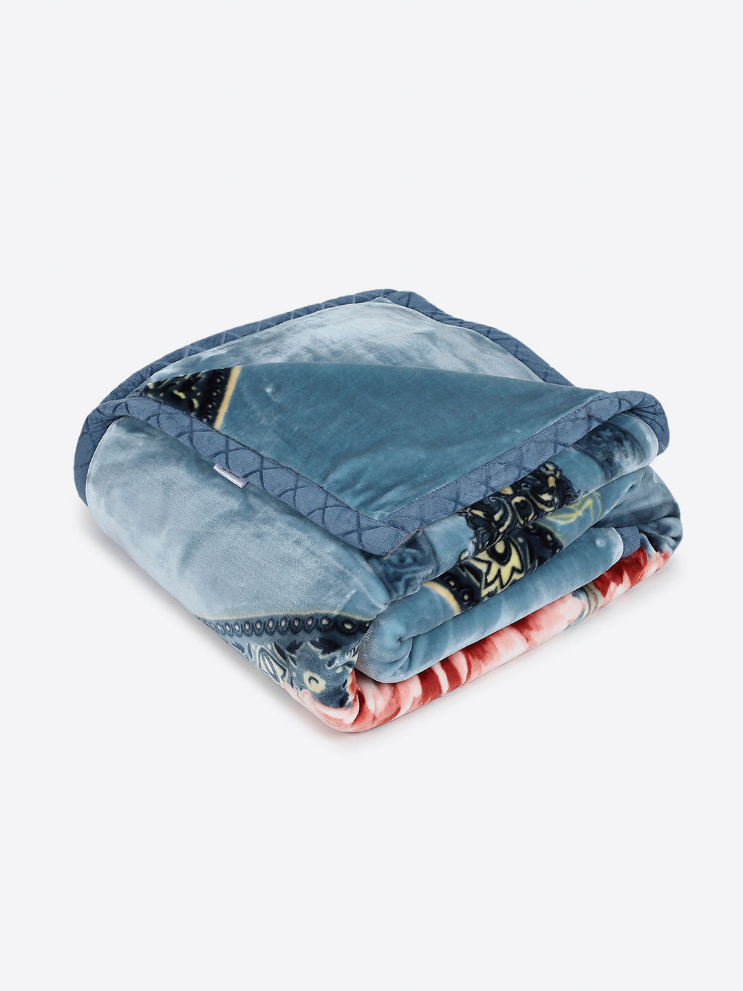 Printed Double Bed 2 Ply, 1136 GSM Blanket for Heavy Winter - (Monarch)