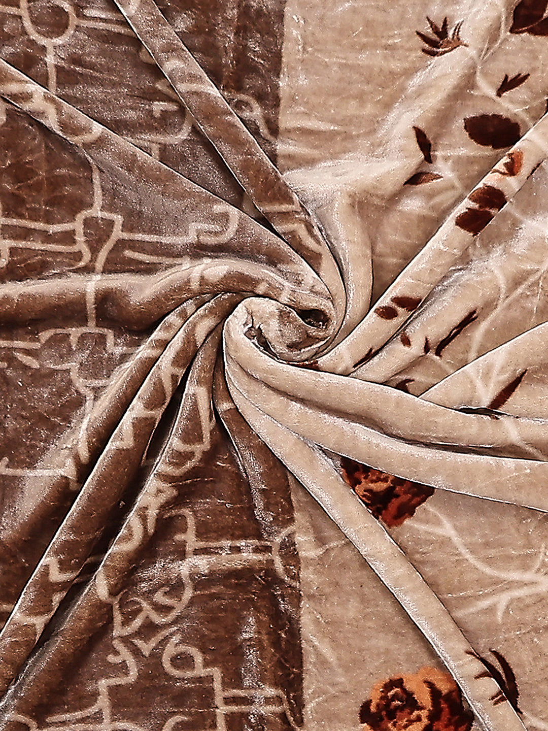 Printed Double Bed Reversible Blanket 2 Ply, 872 GSM, 4.6 kg (Moonvalley)