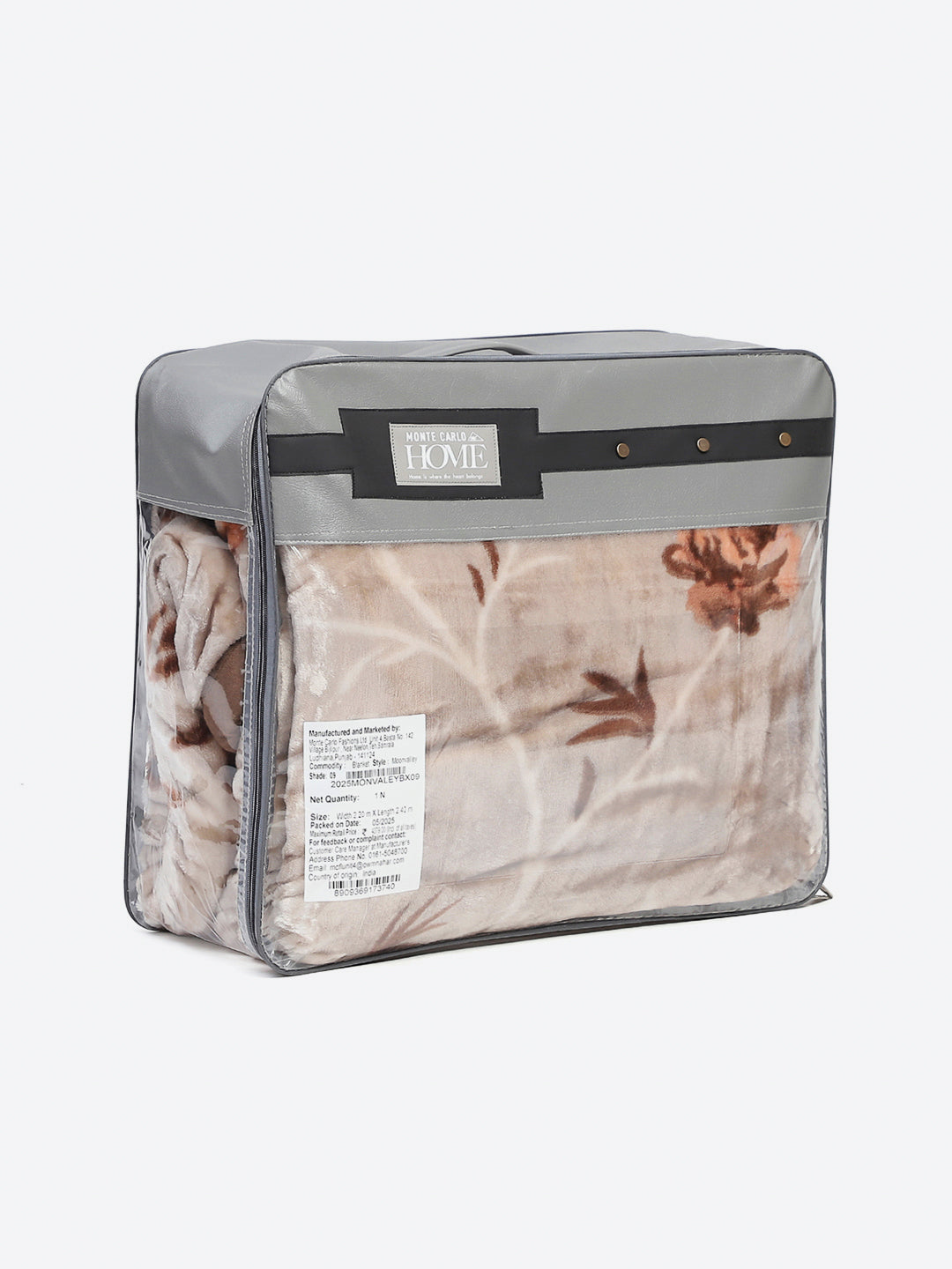 Printed Double Bed Reversible Blanket 2 Ply, 872 GSM, 4.6 kg (Moonvalley)