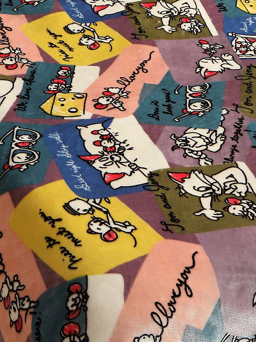 Printed Baby Blanket 2 Ply, 650 GSM, 1 kg (Oliver)