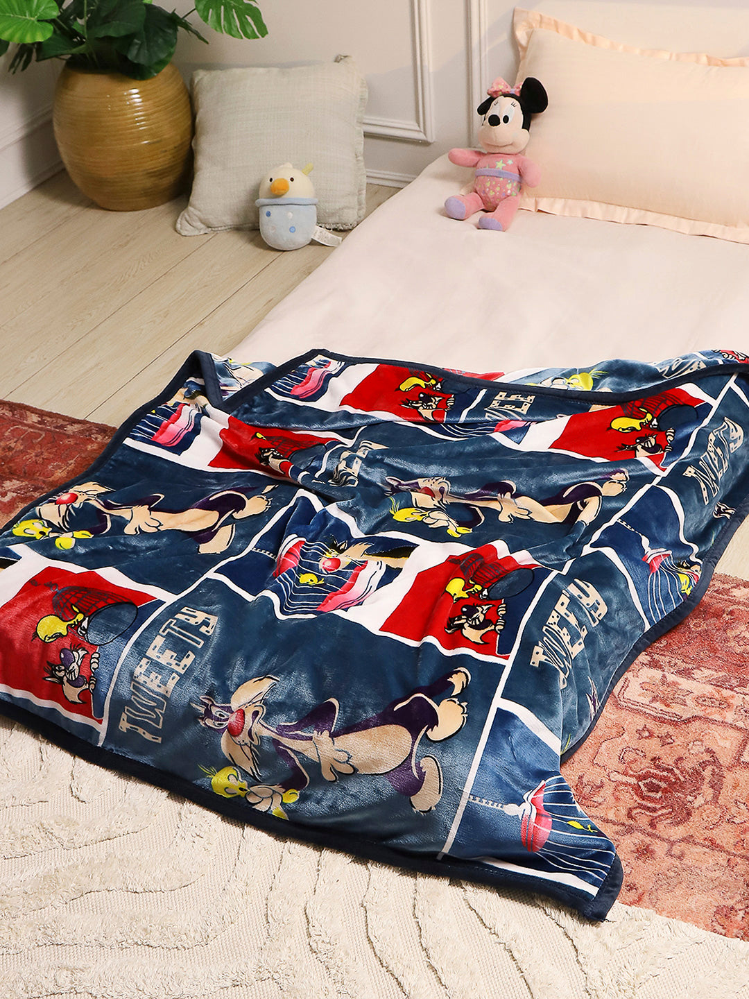 Printed Baby Blanket 2 Ply, 650 GSM, 1 kg (Oliver)