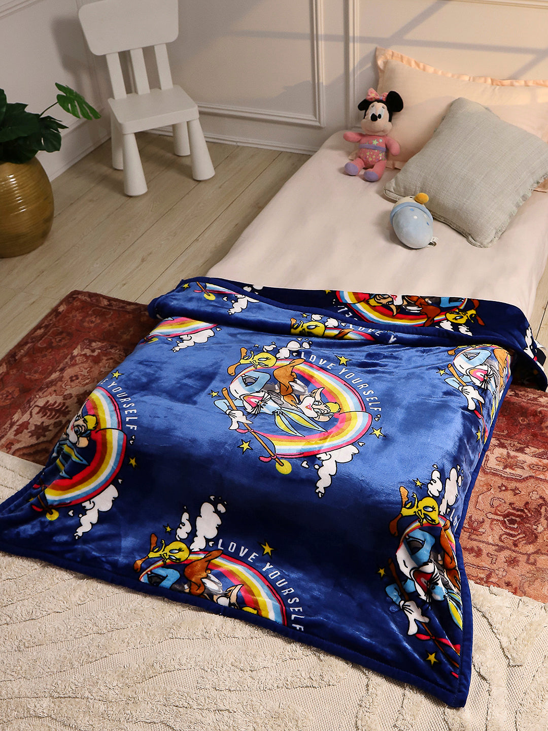 Printed Baby Blanket 2 Ply, 650 GSM, 1 kg (Oliver)