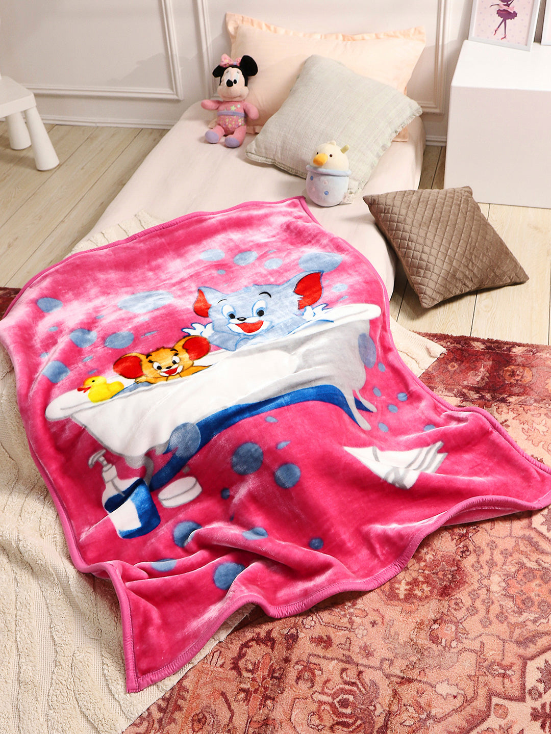 Printed Baby Blanket 2 Ply, 929 GSM, 1.3 kg (Rangers)