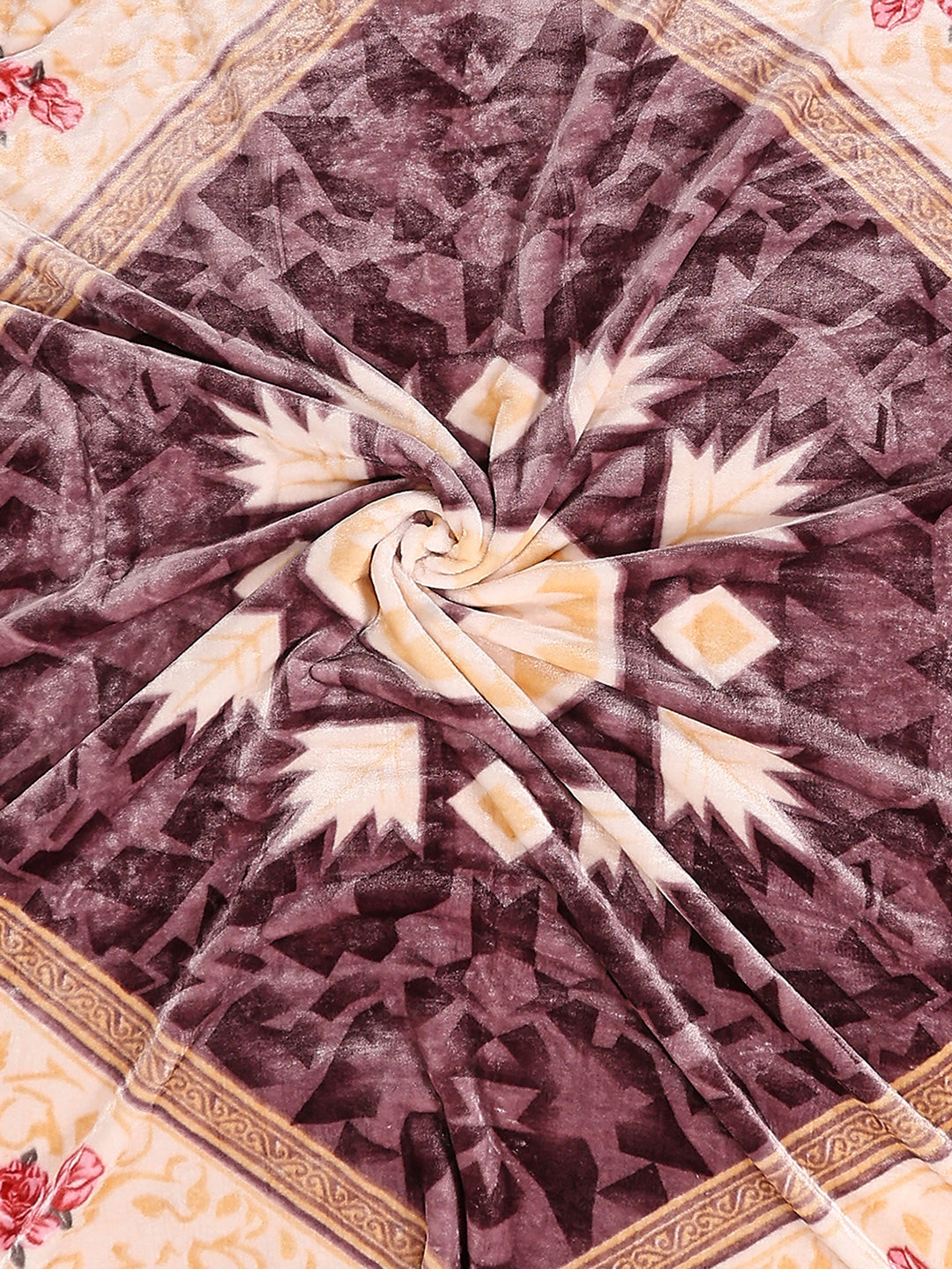 Printed Double Bed 1 Ply Blanket for Mild Winter - (Regal)